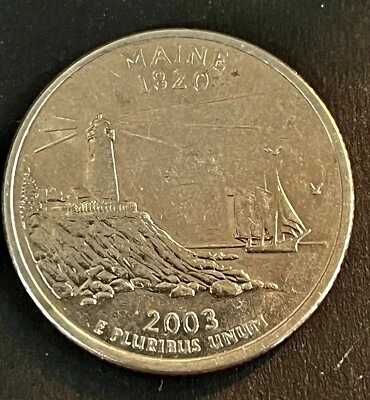 2003 D Maine State Quarter - Image 1 of 2