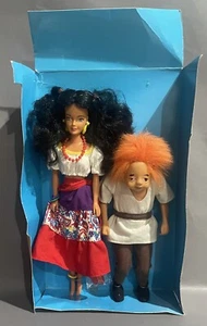Vintage Hunchback Of Notre Dame "Esmeralda & Quasimodo" Dolls by Toy Things - Picture 1 of 10