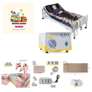 Alternating Pressure Pad For Hospital Bed Or Home Bed, Includes Electric Quie... - Picture 1 of 8