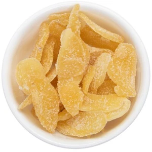 Crystallized Ginger Kosher Dehydrated Candied Sugared Dried Slices 5LB - Picture 1 of 2