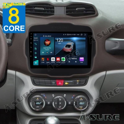 4+64GB Android 13 Autoradio 2DIN per Jeep Renegade 2014-2024 BT GPS Navi CarPlay - Immagine 1 di 4