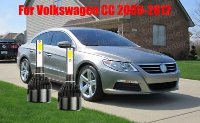 Kit de faróis de LED para Volkswagen CC 2009-2012 H7 6000K branco lâmpadas CREE feixe baixo - Imagem 1 de 4