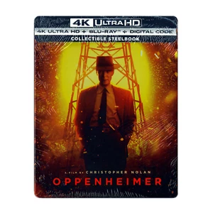 Oppenheimer 4K IMAX + Blu-ray + Digital Steelbook Christopher Nolan OOP Poster - Picture 1 of 3