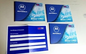 MANUALE originale con floppy e istruzion MOTOROLA STARTAC Italiano STAR TAC dual - Foto 1 di 5