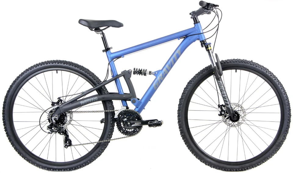 FSX29 LTD Full Suspension Mountain Bike 19in Frame Satin Nautical Blue 21 Speed - Image 1 of 1