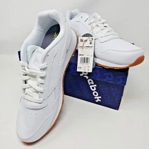 REEBOK Classic Harman Run Shoes Men's Size US 8.5 White/Steel/Gum - Picture 1 of 5