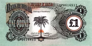 Biafra 1 Pound 1968 - 1970 Pick # 5 UNC - Picture 1 of 3