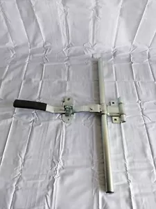 Trailer Door Cam Lock Bar 24" L Cargo Latch Zinc Plated Single Hinge Point - Bild 1 von 4