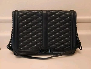Borsa Jumbo Love Rebecca Minkoff nera in vera pelle - Foto 1 di 18