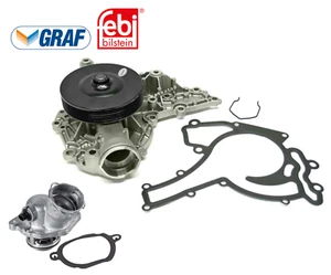 Engine Water Pump w/Pulley & Thermostat OES for Mercedes C CLK E GLK ML R SLK - Picture 1 of 1