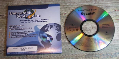 Berlitz Think & Talk SPANISH 600022 Learning Company Windows Macintosh Ver 2.03 - Image 1 of 2
