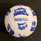 Balle de golf logo Niagra Falls - drapeau américain - drapeau canadien
