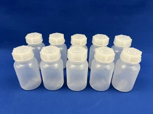 Laborflasche 100 mL weithals PE-LD mit Verschluss 10 Stück Labor Laborzubehör - Bild 1 von 1