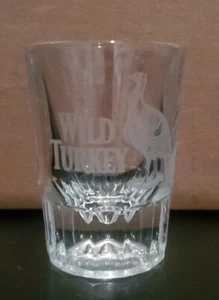 WILD TURKEY Bourbon Whiskey Vintage Shot Glass con Base Pesante - Foto 1 di 4
