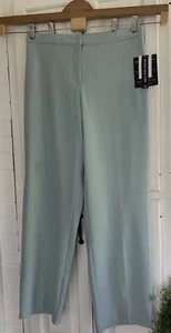 NWT Briggs New York Pale Aqua Blue Casual Dress Tummy Control Pants Sz:12 - Picture 1 of 6