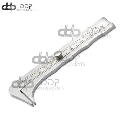 DDP Mini Sliding Caliper 0-80mm Guage Pocket Measuring Thickness Ruler Tool