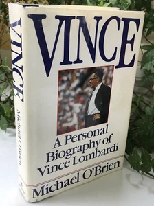 1987 VINCE LOMBARDI AUTHOR SIGNED INSCRIBED By MICHAEL O'BRIEN FIRST PRINTING - Imagen 1 de 11