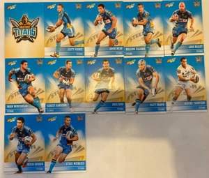 2012 NRL SELECT CHAMPIONS CARDS: 12 CARD TEAM SET GOLD COAST TITANS - Picture 1 of 2