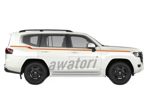 Graphics Waist Line Stripe Car Sticker For Toyota Land Cruise LC300 Side Decals - Imagen 1 de 7
