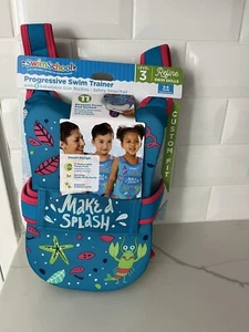 Swim School Progressive Swim Trainer Level 3 = Shark Theme = Ages 2-5 Max 38 lbs - Picture 1 of 7