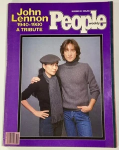 Beatles John Lennon People Magazine 1980 Yoko Traub Navon Palisades Sumo Robin - Picture 1 of 24