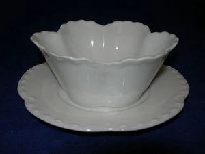 Haviland Limoges Schleiger 2 & 13 Seven Lotus Shaped Ramekins and Saucers RARE - Picture 1 of 4