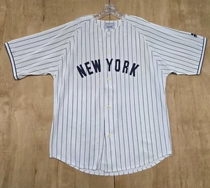 Vintage Starter New York Yankees Button Down Baseball Trikot XL - Bild 1 von 3