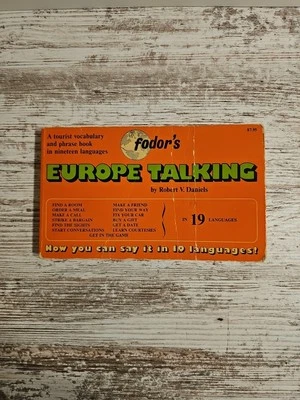 Fodor's Europe Talking Robert Daniels Tourist Vocabulary Phrase Language - Image 1 of 4