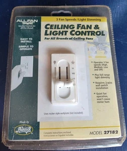 Hunter ALL FAN 27182 Ceiling Fan/Light Control 3-Speed Dual Slide NEW - Picture 1 of 7