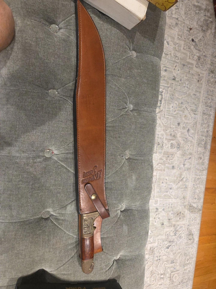 Cuchillo de colección United Cutlery Indiana Jones Khyber Bowie UC501 1989 con funda Foto 1 de 4