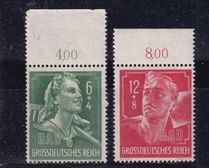 Deutsches Reich MNH ** 894-5 SC B281-2 w margins - Picture 1 of 1