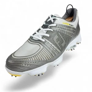 Zapatos de golf Footjoy Hyperflex para hombre tacos con clavos grises blancos para hombre talla 10M 51036 - Imagen 1 de 20