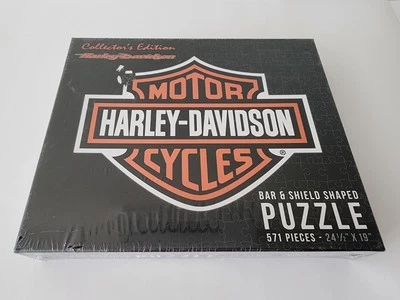 Harley Davidson Motorcycles Bar & Shield Shaped Puzzle - Collector’s Edition NEW - Image 1 of 4