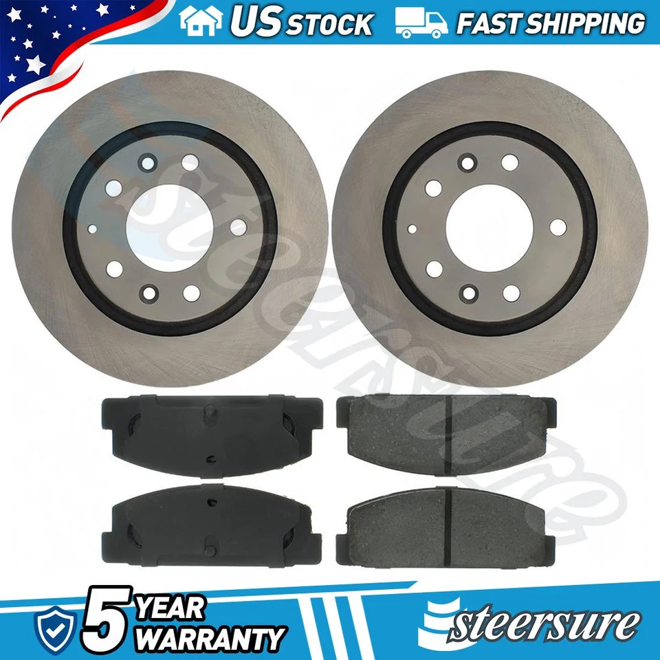 Комплект задних тормозных колодок и ротора для Mazda Protege 2003 2,0 л L4 - Изображение 1 из 1