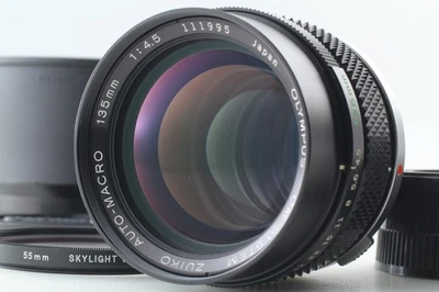 [MINT w/HOOD] Olympus OM-SYSTEM ZUIKO AUTO MACRO 135㎜ f/4.5 from JAPAN #OL-02125 - Image 1 of 4