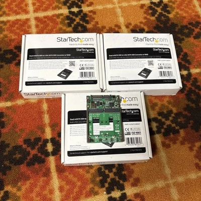 StarTech Dual mSATA SSD to 2.5in SATA RAID Adapter Converter 25SAT22MSAT - Image 1 of 3