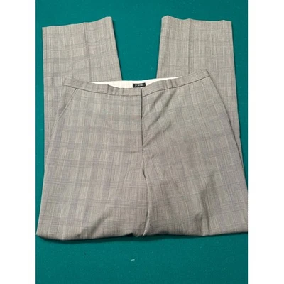 Pantalones de Trabajo J Crew 100% Lana Talla 12, Pierna Ancha-Alta Foto 1 de 4