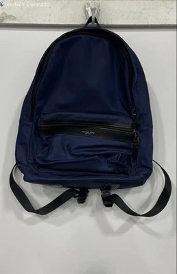 Mochila Michael Kors azul satinado 18" Foto 1 de 4