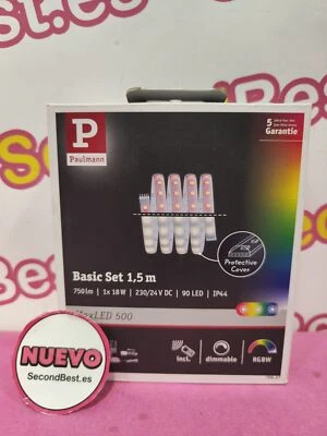 Paulmann 706,27 Set di strisce LED rivestite 1,5 m MaxLED 500 RGBW nuovo - Immagine 1 di 4