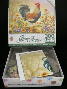 MORNING GLORY ROOSTER 300 PIECE EZ GRIP JIGSAW PUZZLE OPEN BOX SEALED BAG C-31 - Picture 1 of 4