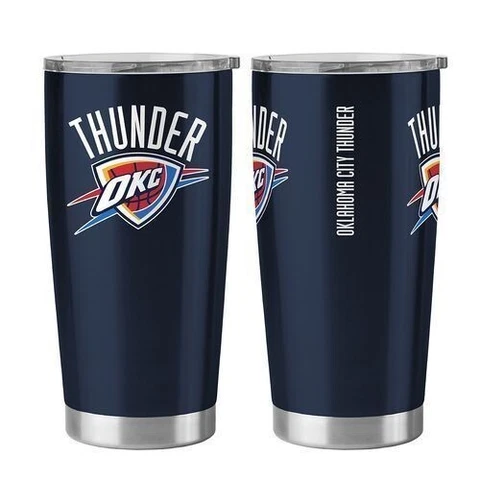 Oklahoma City Thunder Ultra Navy 20oz Travel Tumbler NBA Cover