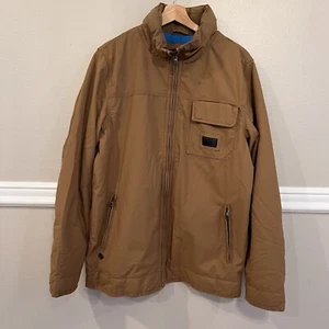 Oakley Stonewall Biozone Utility 90's Jacket Hydrofree Men Med Brown EUC - Picture 1 of 24