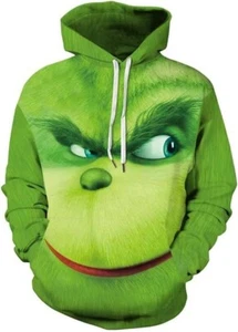 3D bedruckter Weihnachtspullover Hoodie Mode Baumwolle Sweatshirt Unisex Erwachsene - Bild 1 von 11