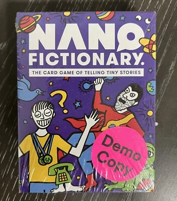 Nanofictionary Card Game by Andrew Looney 2017 Looney Labs, New and Sealed - Image 1 of 4