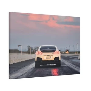 Nissan GTR R35 High Resolution Museum Quality Horizontal Canvas Print #002 - Bild 1 von 10