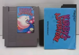 Kirby's Adventure Nintendo NES 1993 W/ Manual Authentic Tested - Picture 1 of 10