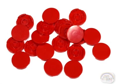 LEGO Classic - 20-Pc Round Tile - 2x2 - Red - New - (14769) - Image 1 of 4