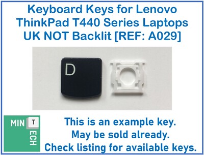 Replacement Keyboard Keys For Lenovo ThinkPad T440 Series Laptops - UK Layout, Non-Backlit (Used)