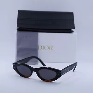 Dior DIORSIGNATURE B5I 18A0 Black/Smoke 51-19-140 Sunglasses New Authentic - Picture 1 of 6