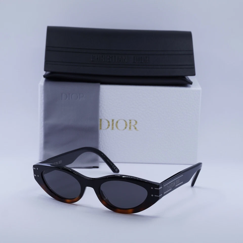 DIOR DIORSIGNATURE B5I 18A BLACK HAVANA WOMEN SUNGLASSES DIOR